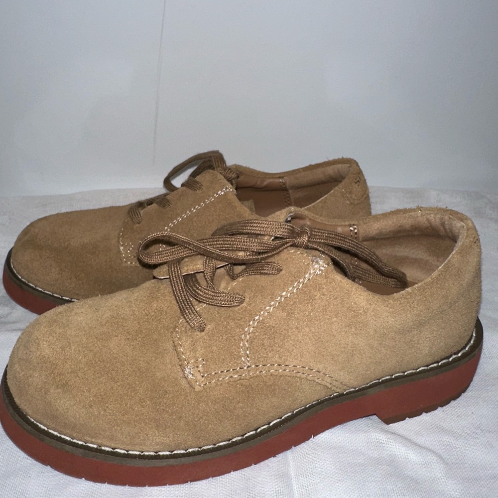Sperry Kids Tan Suede Shoes